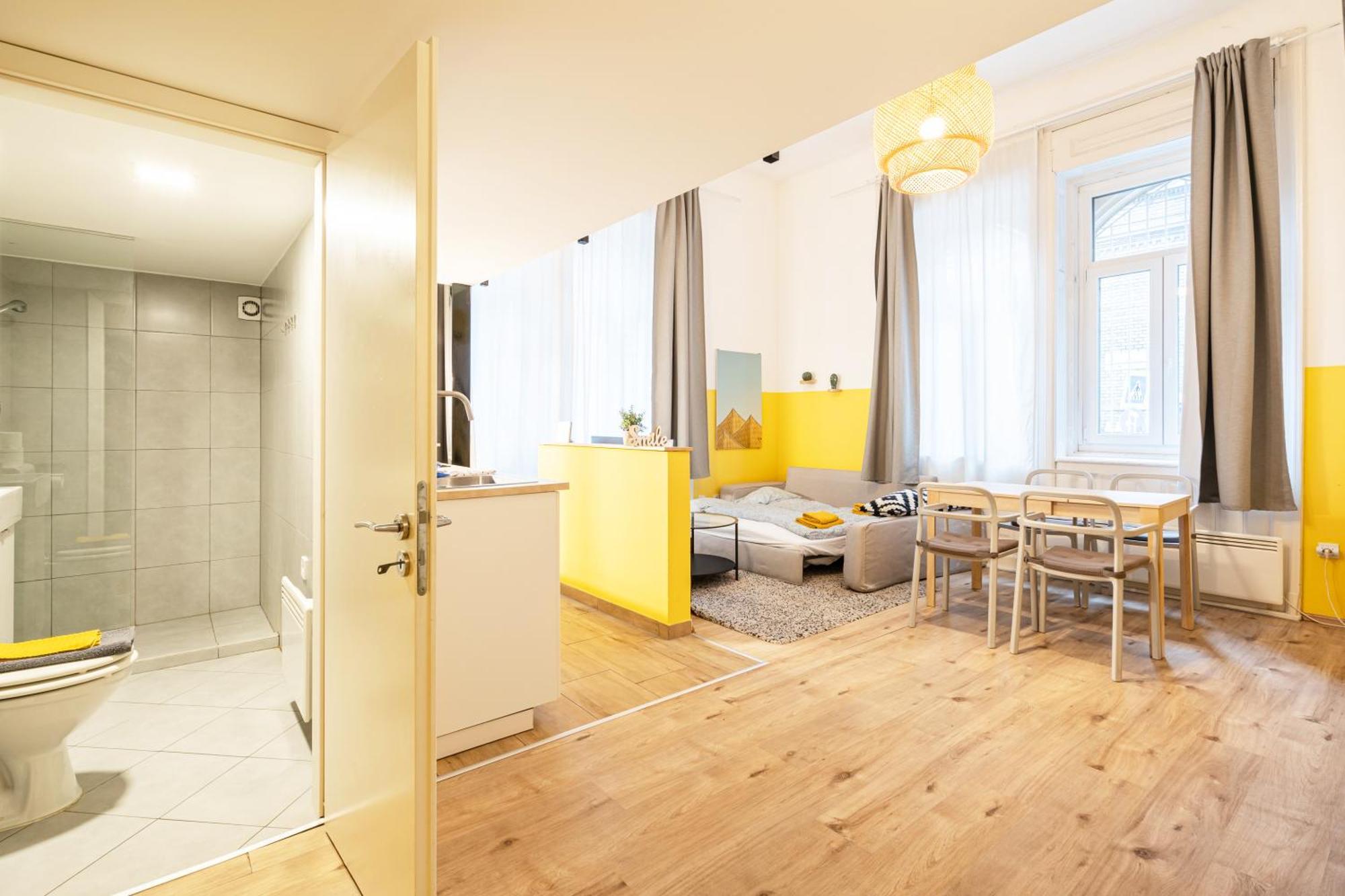 Charming Studio In The Heart Of The Jewish Quarter W41 Yellow Budapeşte Dış mekan fotoğraf